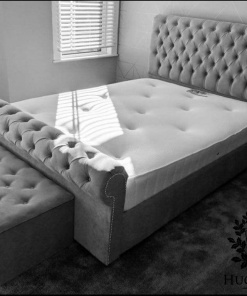 the new sleigh bed